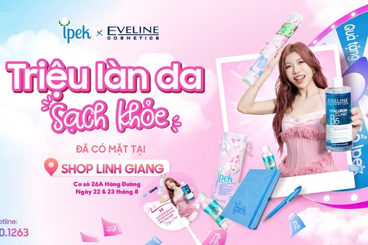 Eveline x Ipek đem “Triệu làn da sạch khỏe” tới phố cổ Hà Nội