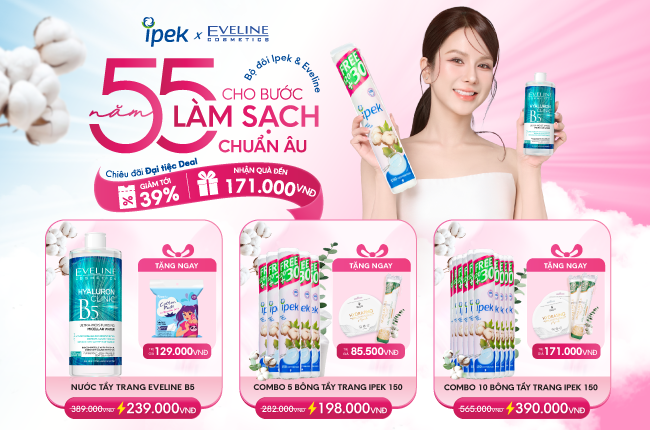 Hành trình 55 năm cho bước làm sạch tiêu chuẩn châu Âu của thương hiệu bông tẩy trang Ipek